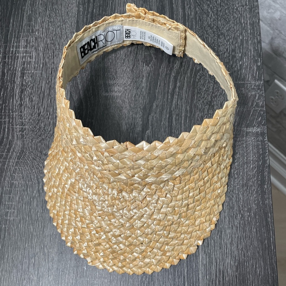 Beach Riot Woven Straw Adjustable Visor - Picture 8 of 8
